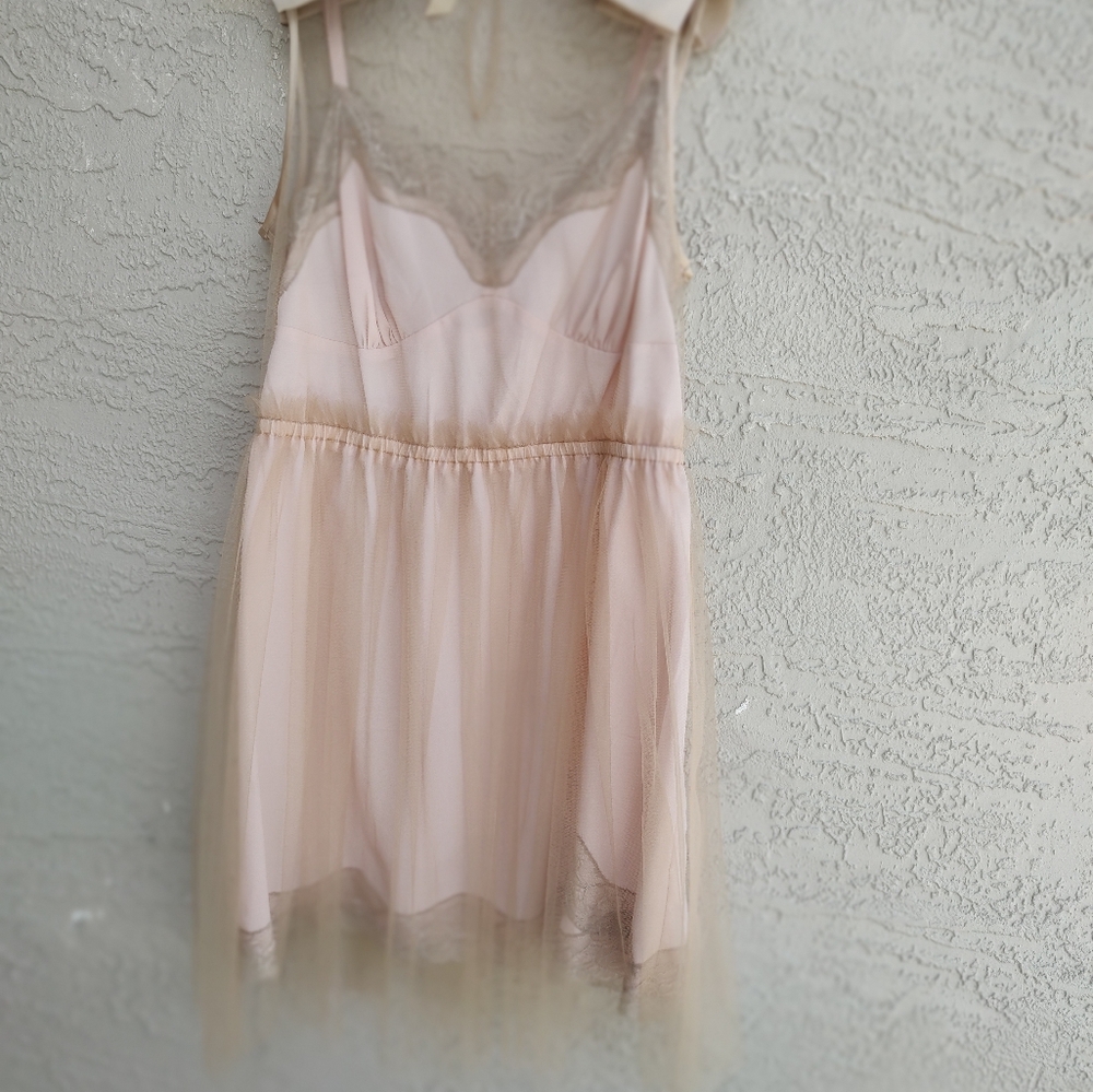 Rodarte 20th Anniversary collection mesh and embroidered satiny dress - Picture 12 of 16